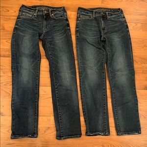 2 pair of Men’s American Eagle Jeans size 26X30